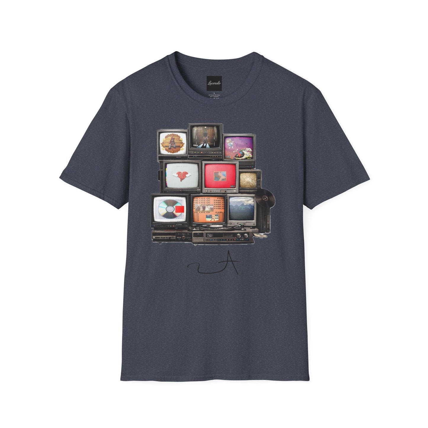 YE Retro TV Stack Collage T-Shirt