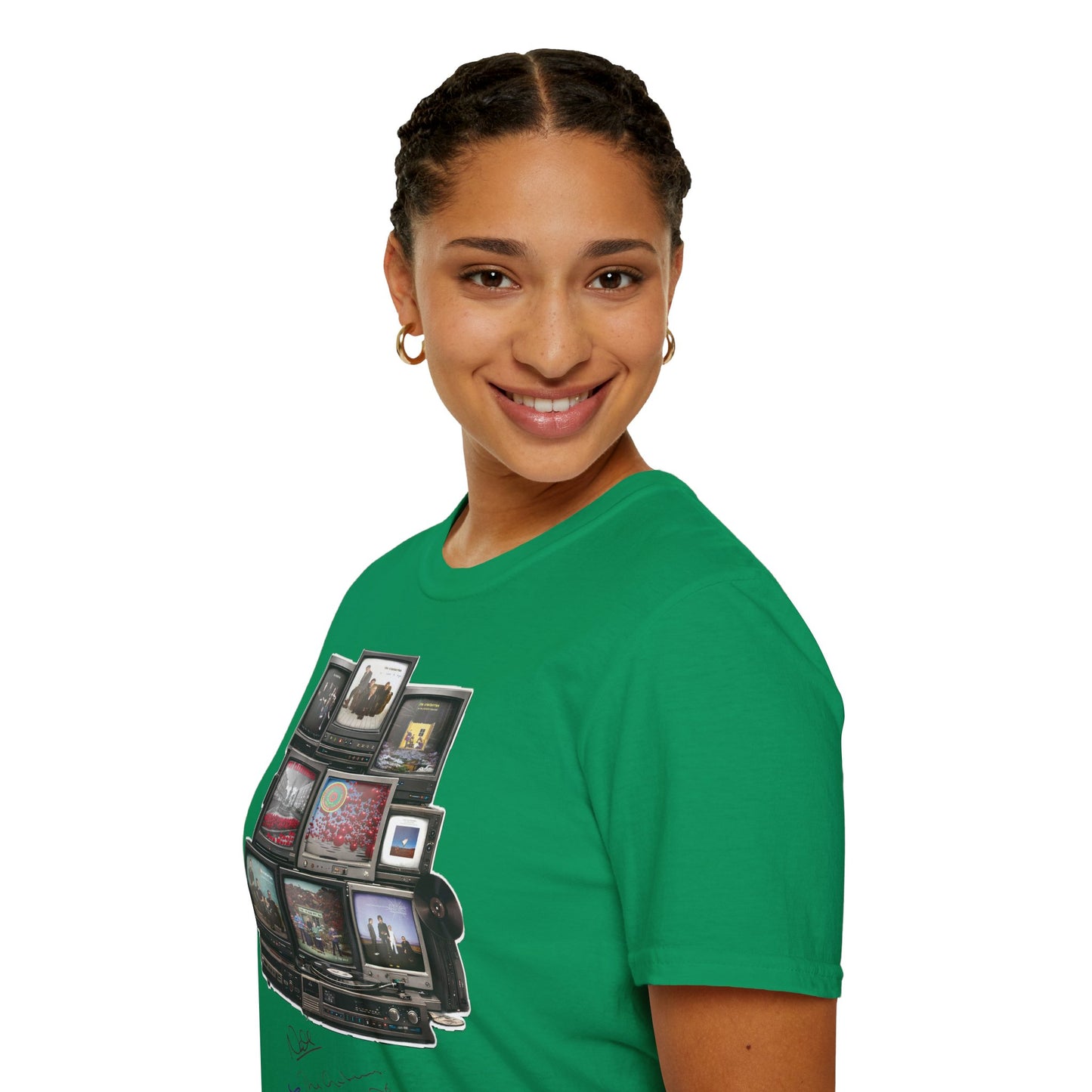 The Cranberries Retro Tv Stack Collage T-Shirt