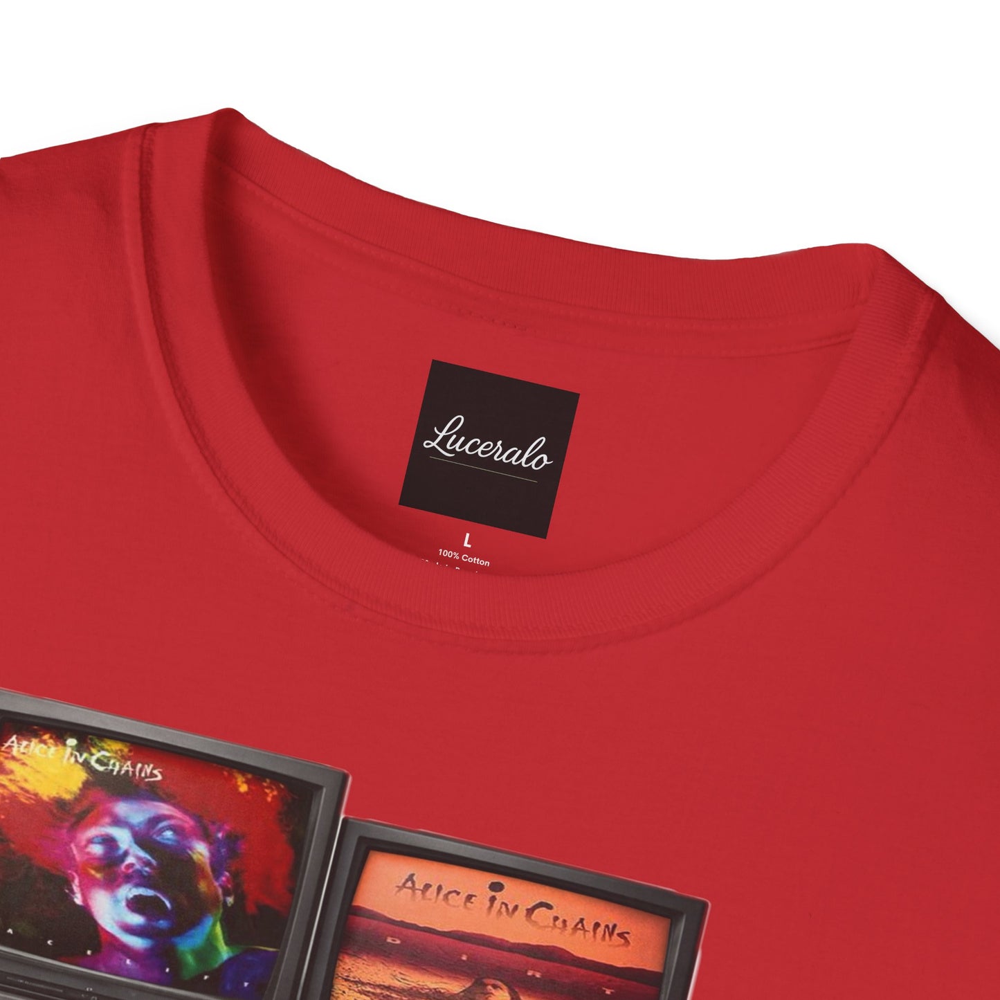 Alice in Chains Retro TV Stack Collage T-Shirt