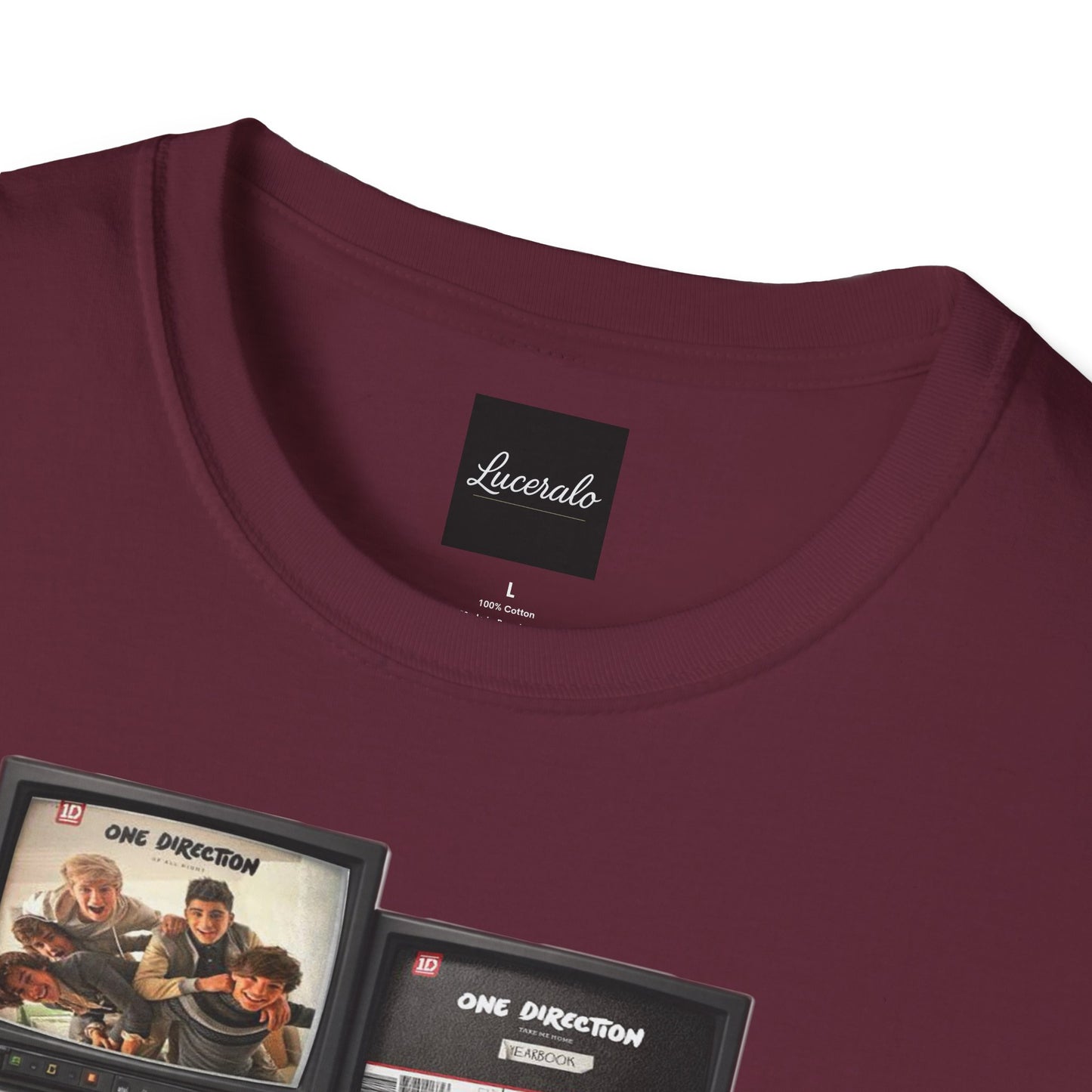 One Direction Retro TV Stack Collage T-Shirt