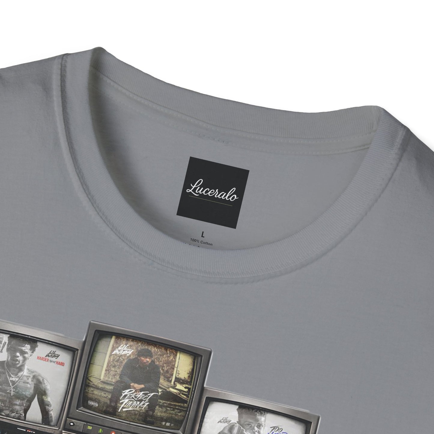Lil Baby Retro TV Stack Collage T-Shirt