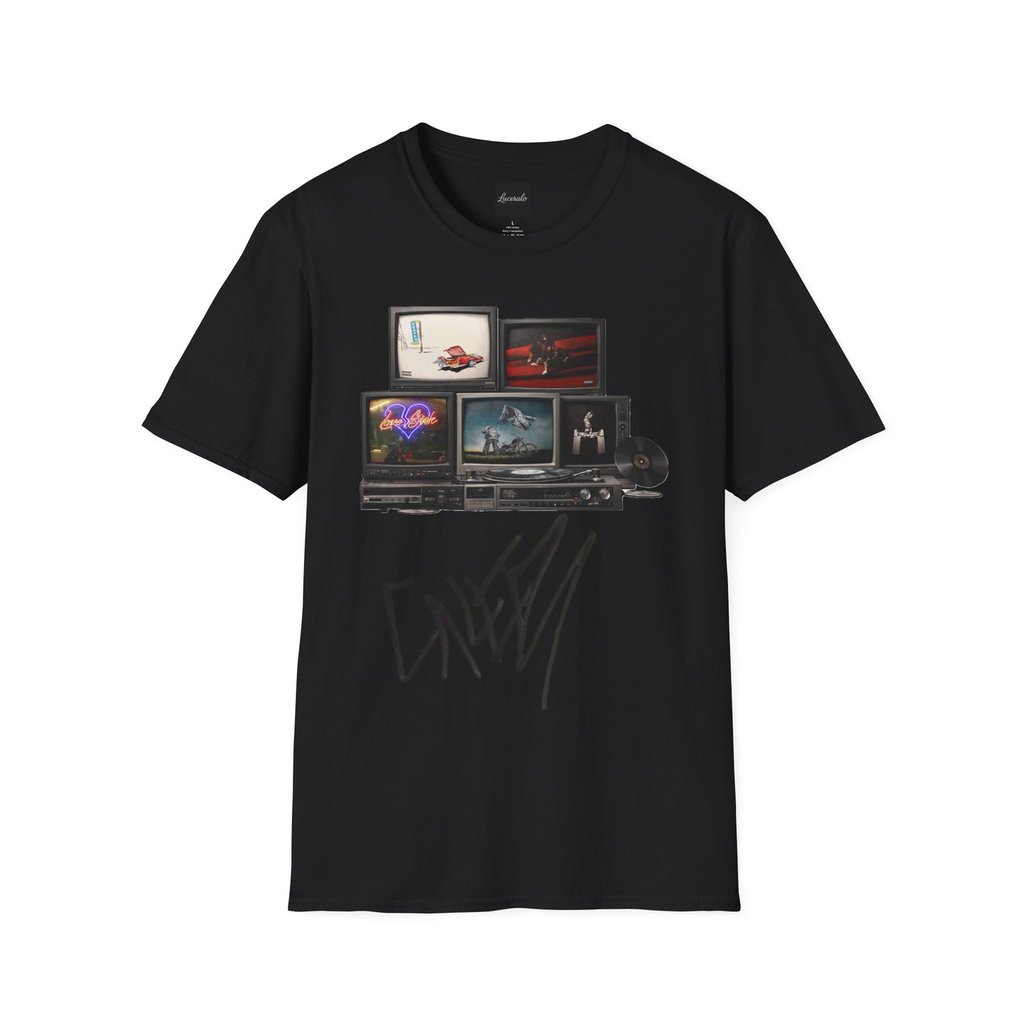 Don Toliver Retro TV Stack Collage T-Shirt