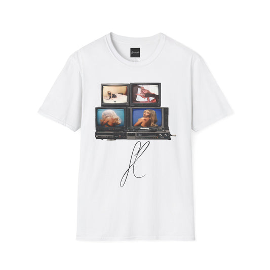 Espresso Era Retro TV Stack Collage T-Shirt