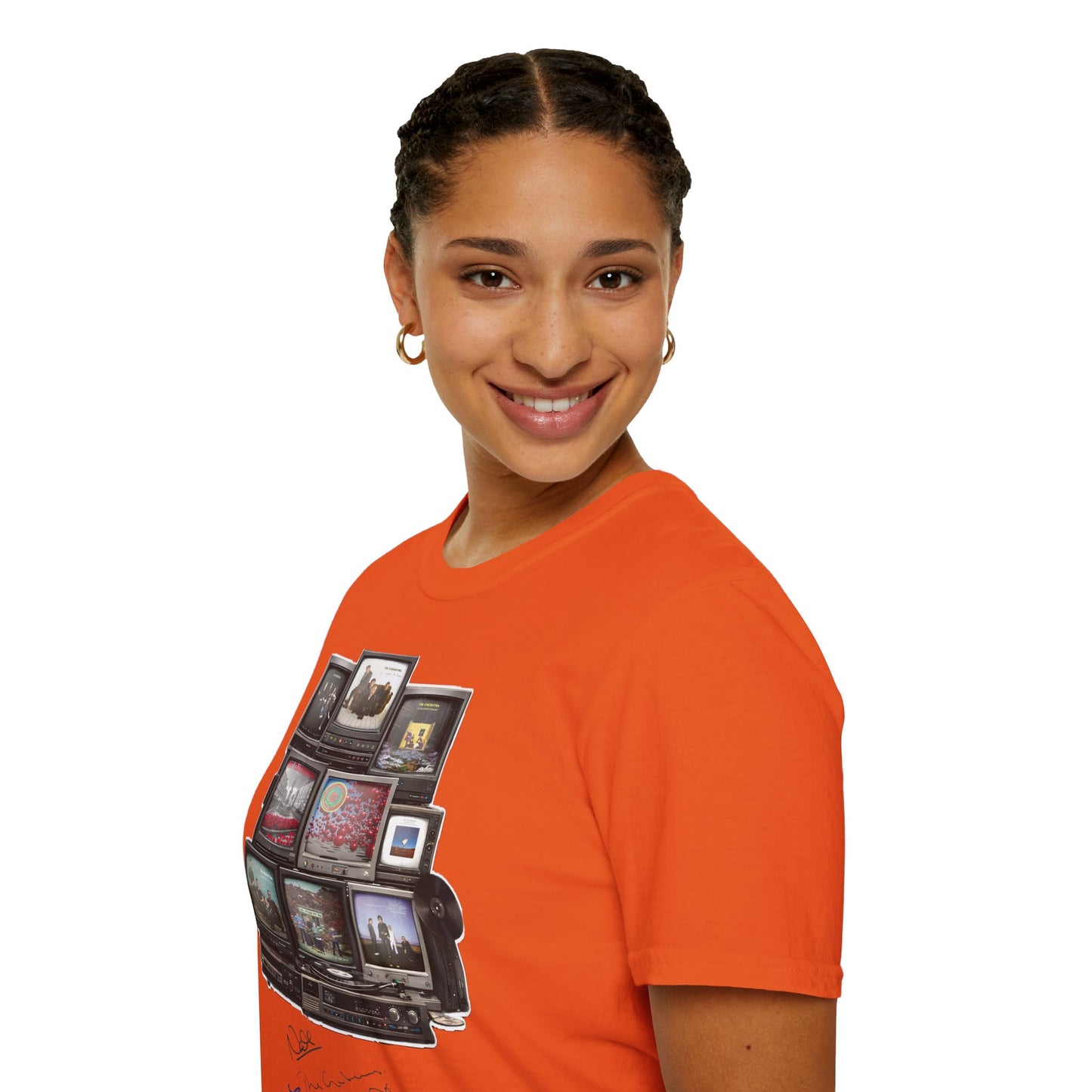 The Cranberries Retro Tv Stack Collage T-Shirt