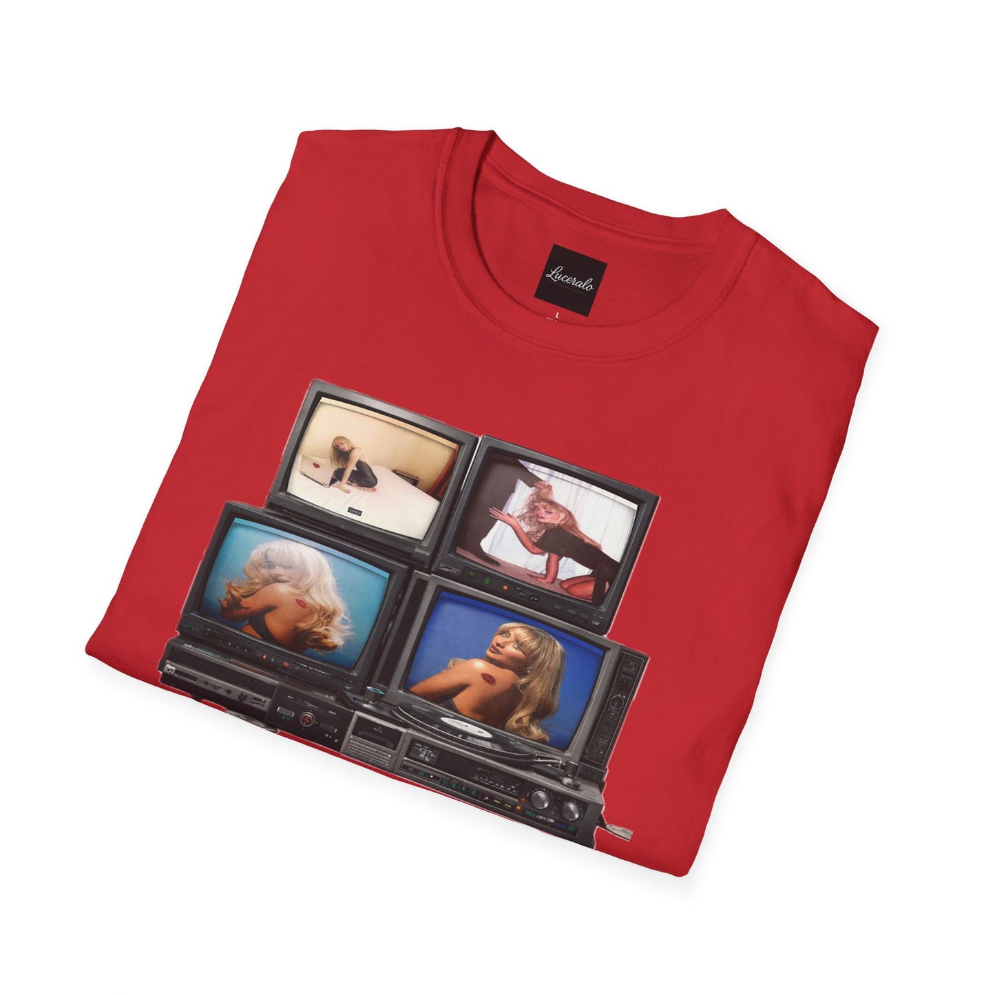 Espresso Era Retro TV Stack Collage T-Shirt