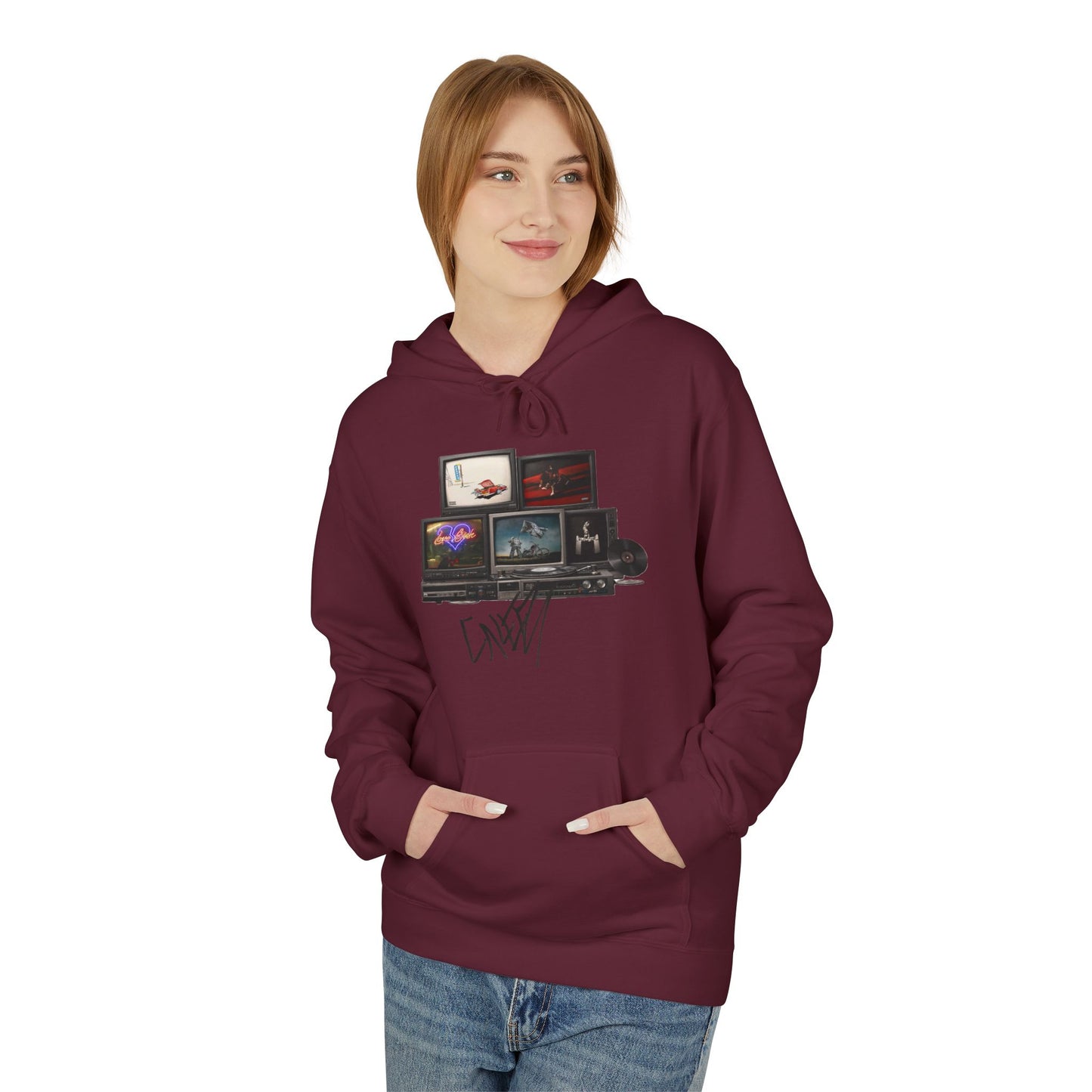 Don Toliver Retro TV Stack Collage Hoodie