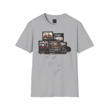 One Direction Retro TV Stack Collage T-Shirt