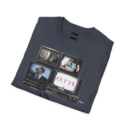 Lil Mabu Retro TV Stack Collage T-Shirt