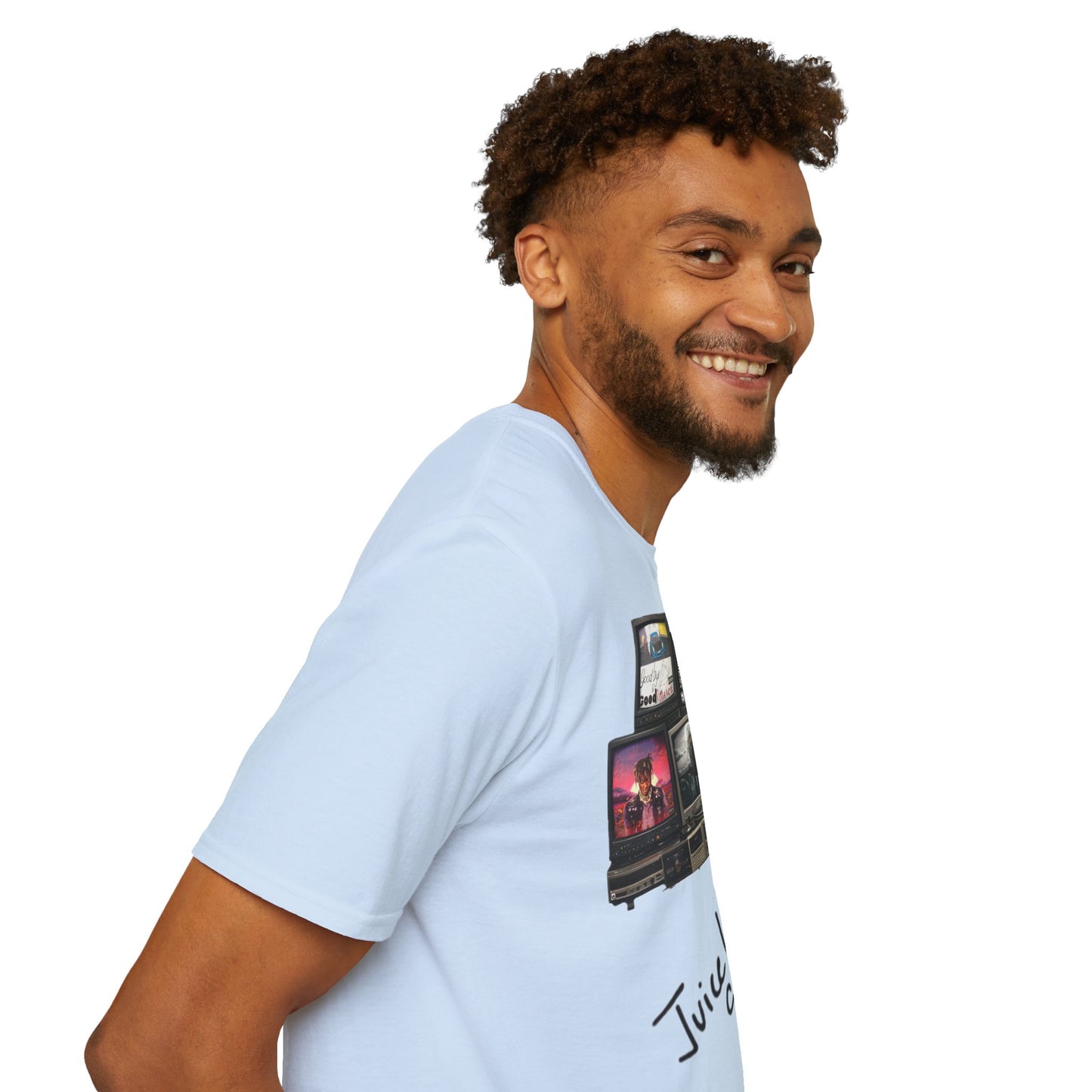 Juice Wrld Retro TV Stack Collage T-Shirt