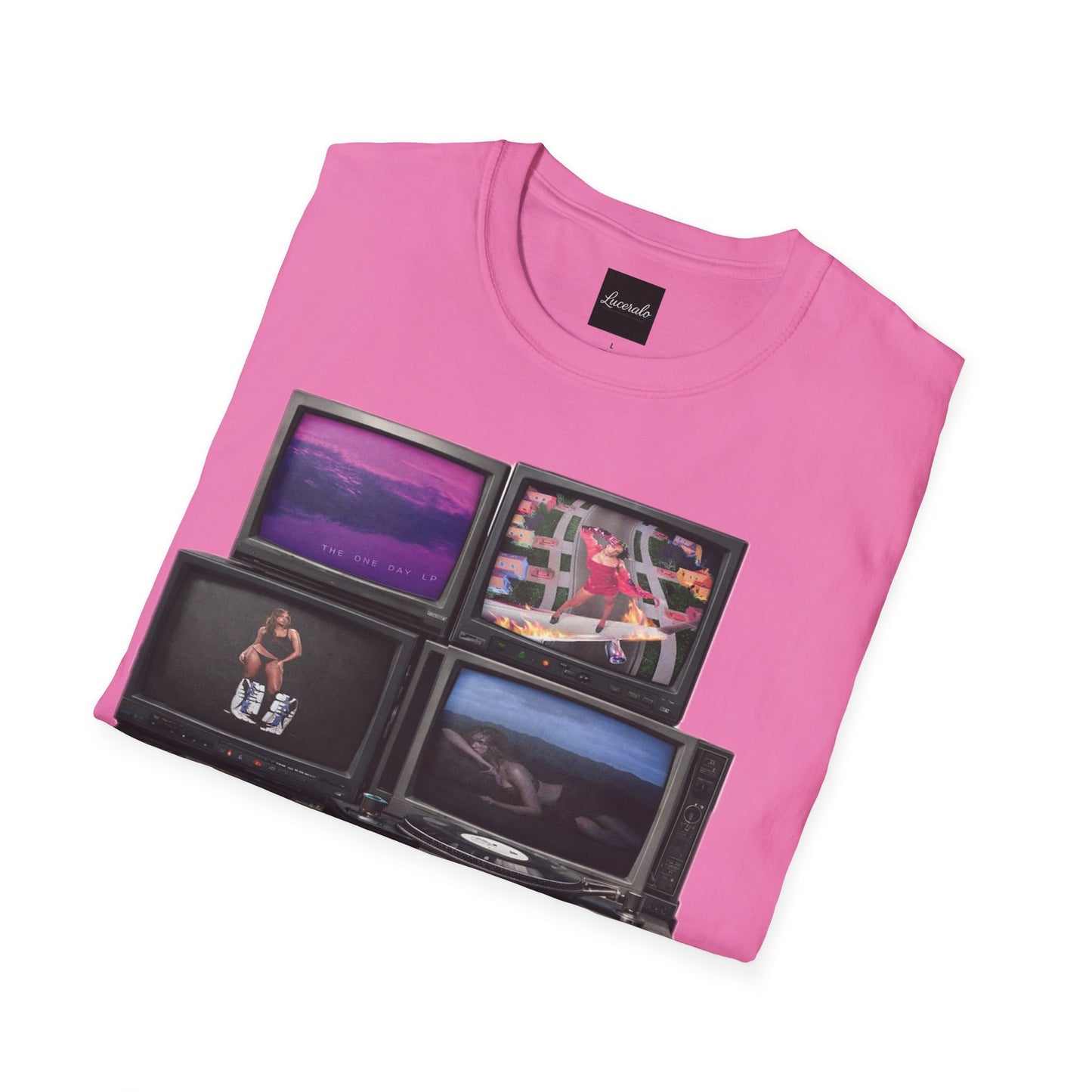 Tate Mcrae Retro TV Stack Collage T-Shirt