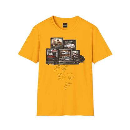 One Direction Retro TV Stack Collage T-Shirt