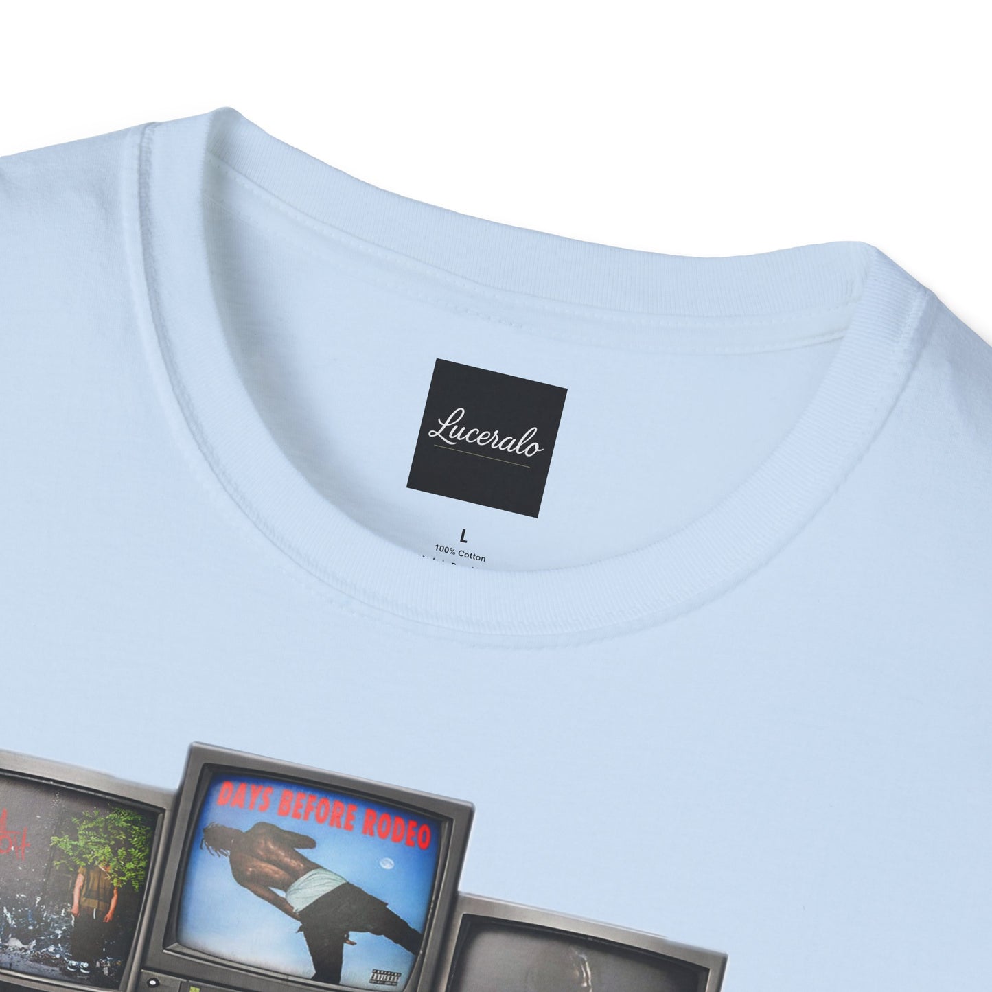 Travis Scott Retro TV Stack Collage T-Shirt