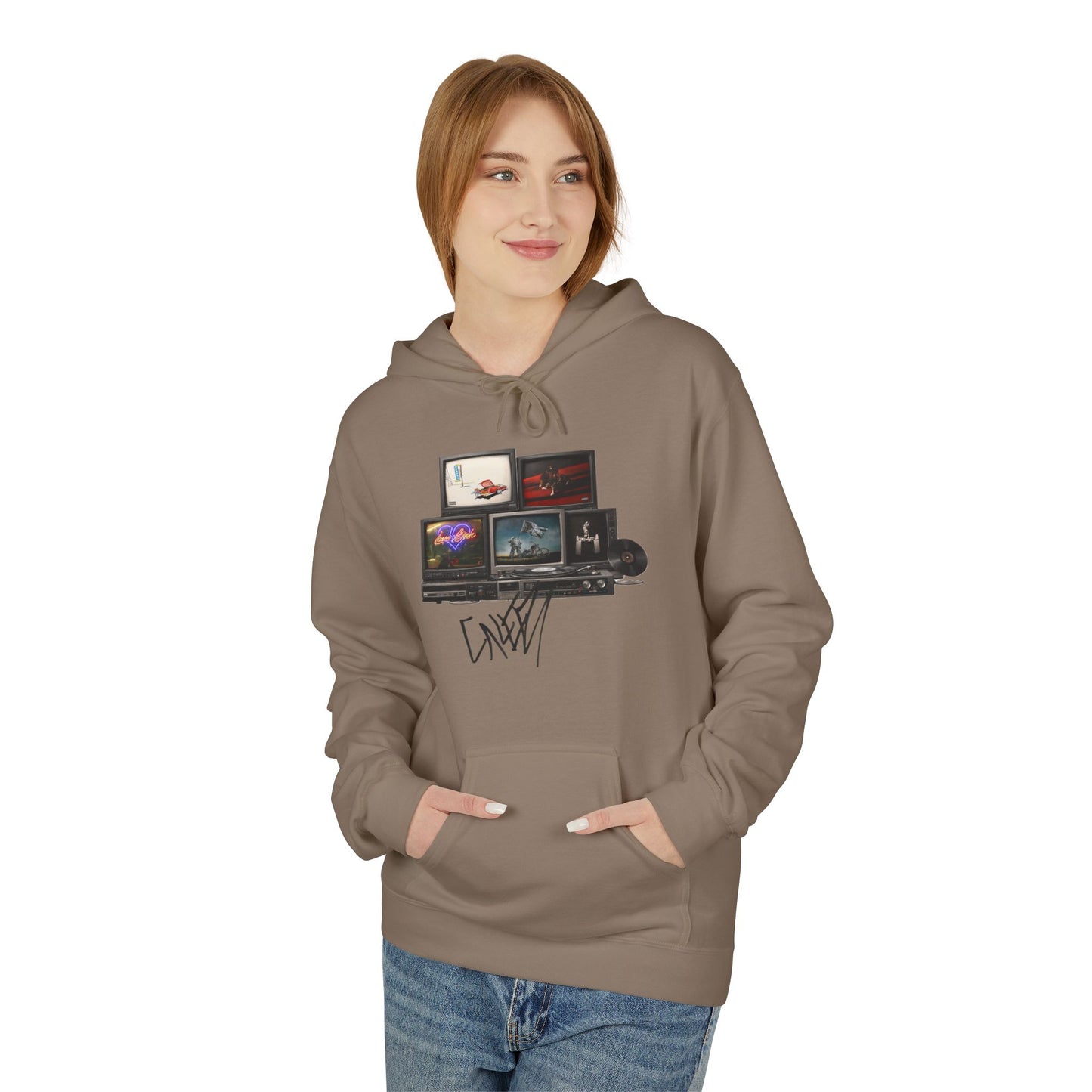 Don Toliver Retro TV Stack Collage Hoodie