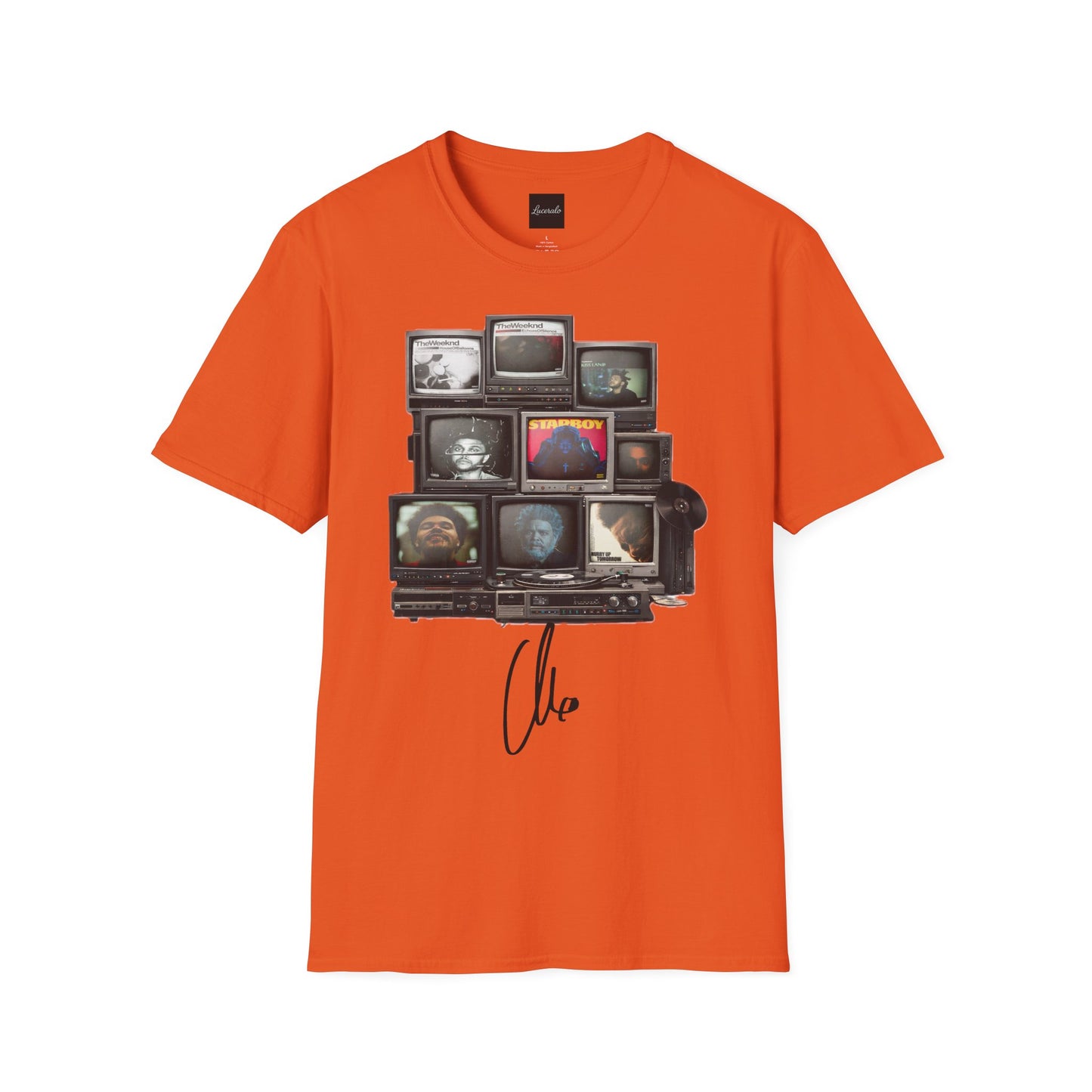 Abel Retro TV Stack Collage T-Shirt
