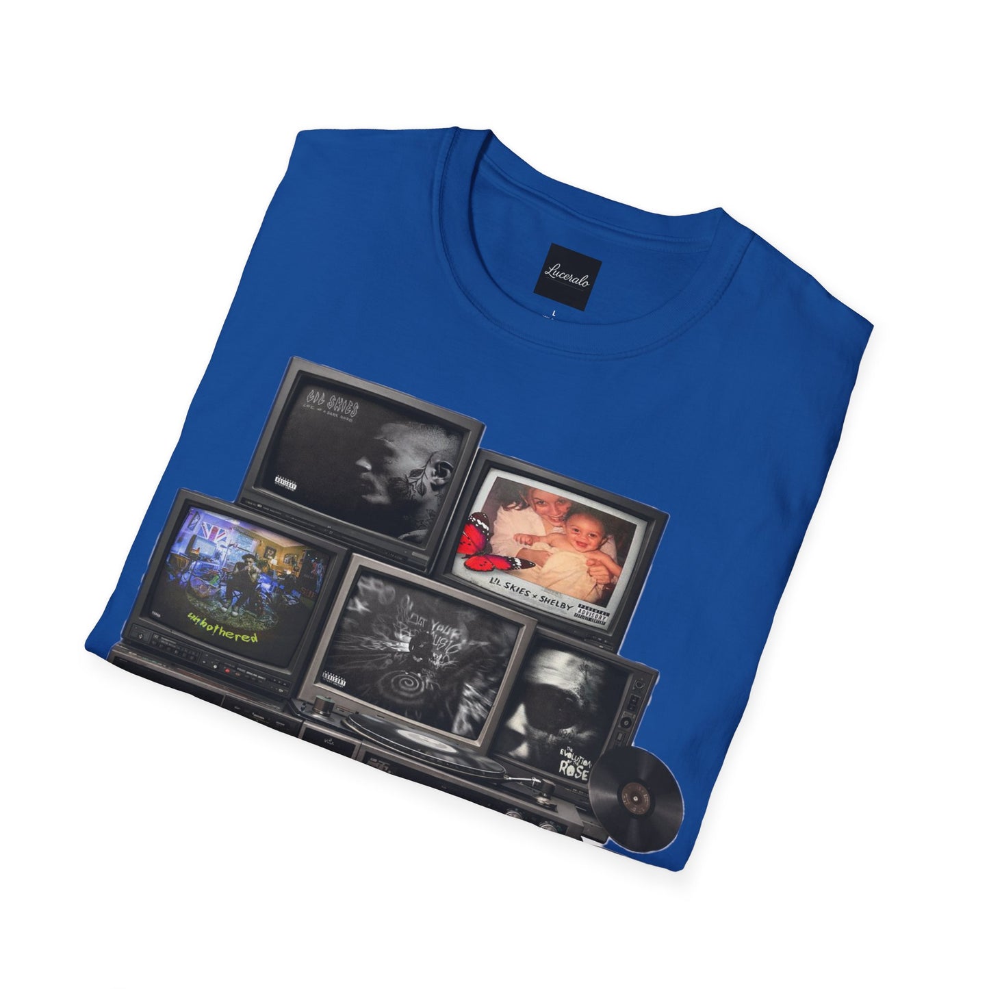 Lil Skies Retro TV Stack Collage T-Shirt