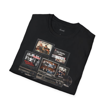 One Direction Retro TV Stack Collage T-Shirt