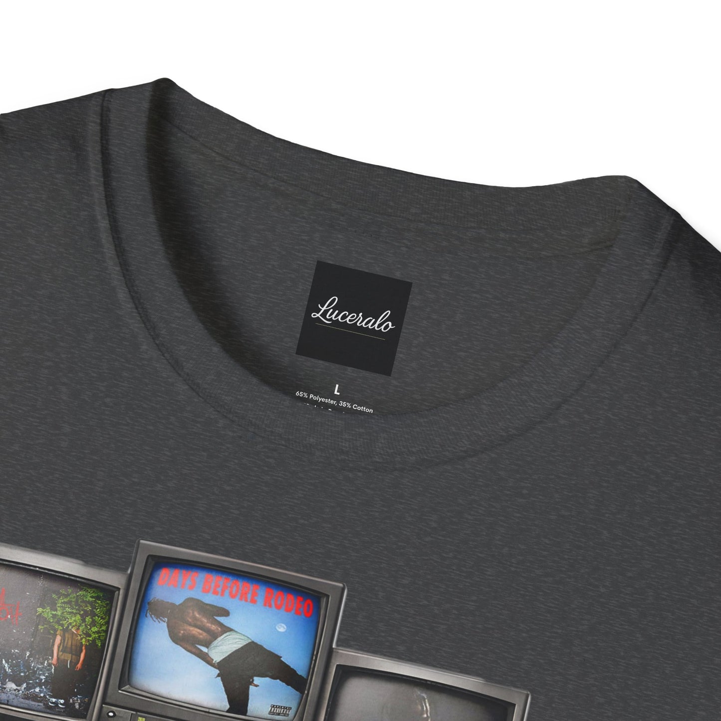Travis Scott Retro TV Stack Collage T-Shirt