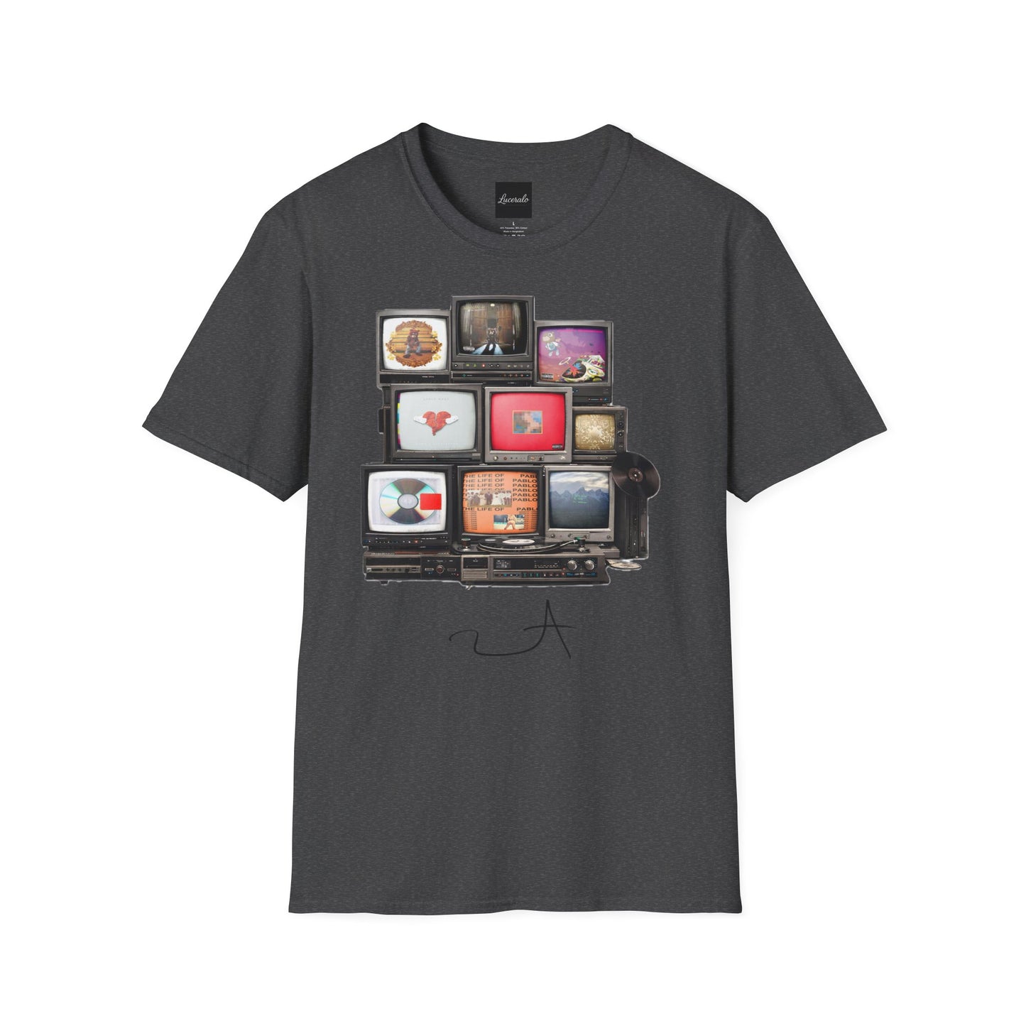 YE Retro TV Stack Collage T-Shirt