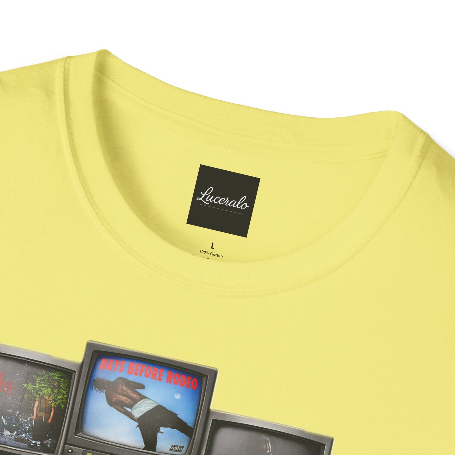 Travis Scott Retro TV Stack Collage T-Shirt