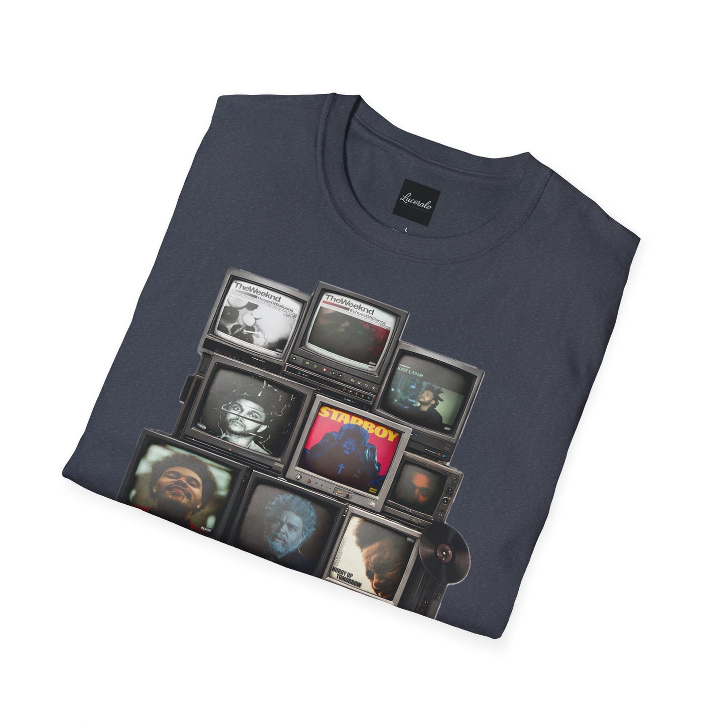 Abel Retro TV Stack Collage T-Shirt