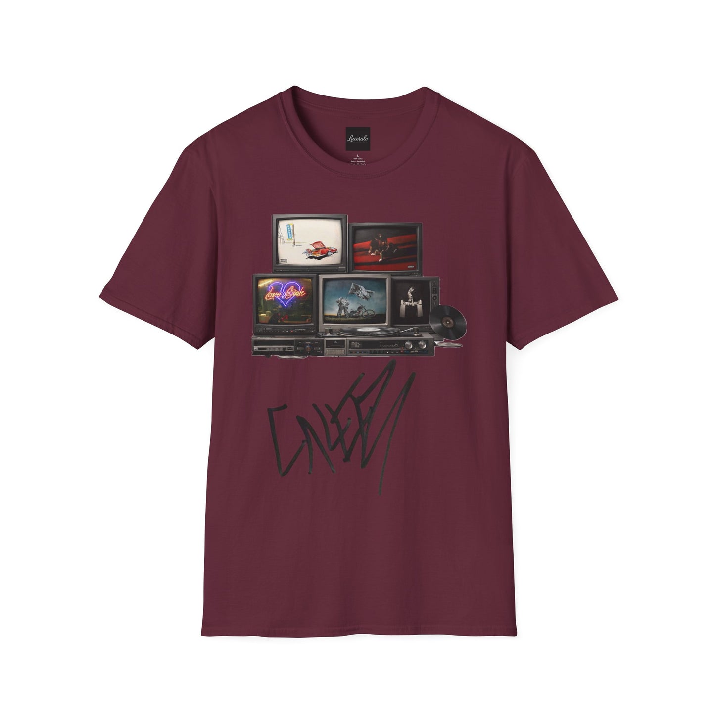 Don Toliver Retro TV Stack Collage T-Shirt
