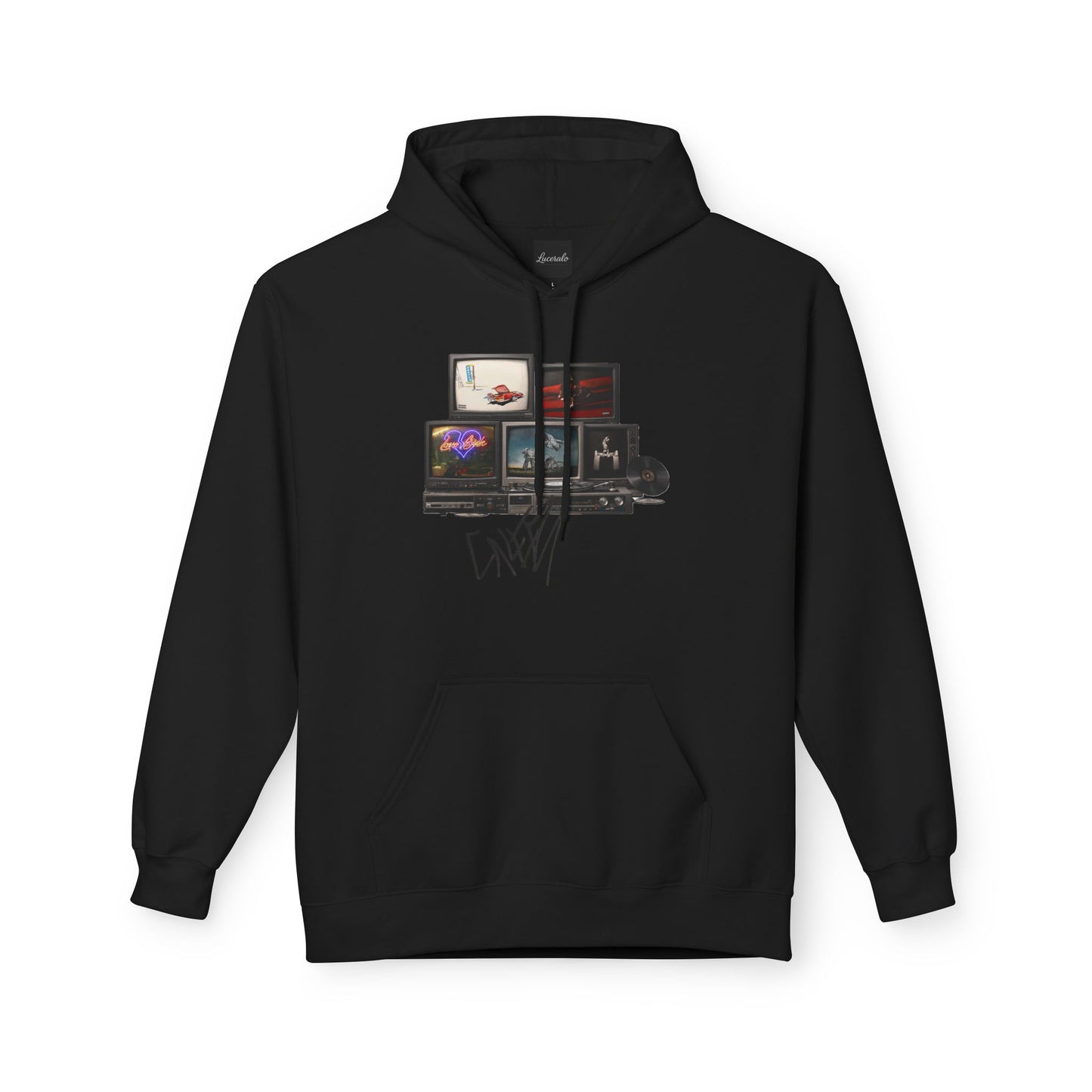 Don Toliver Retro TV Stack Collage Hoodie