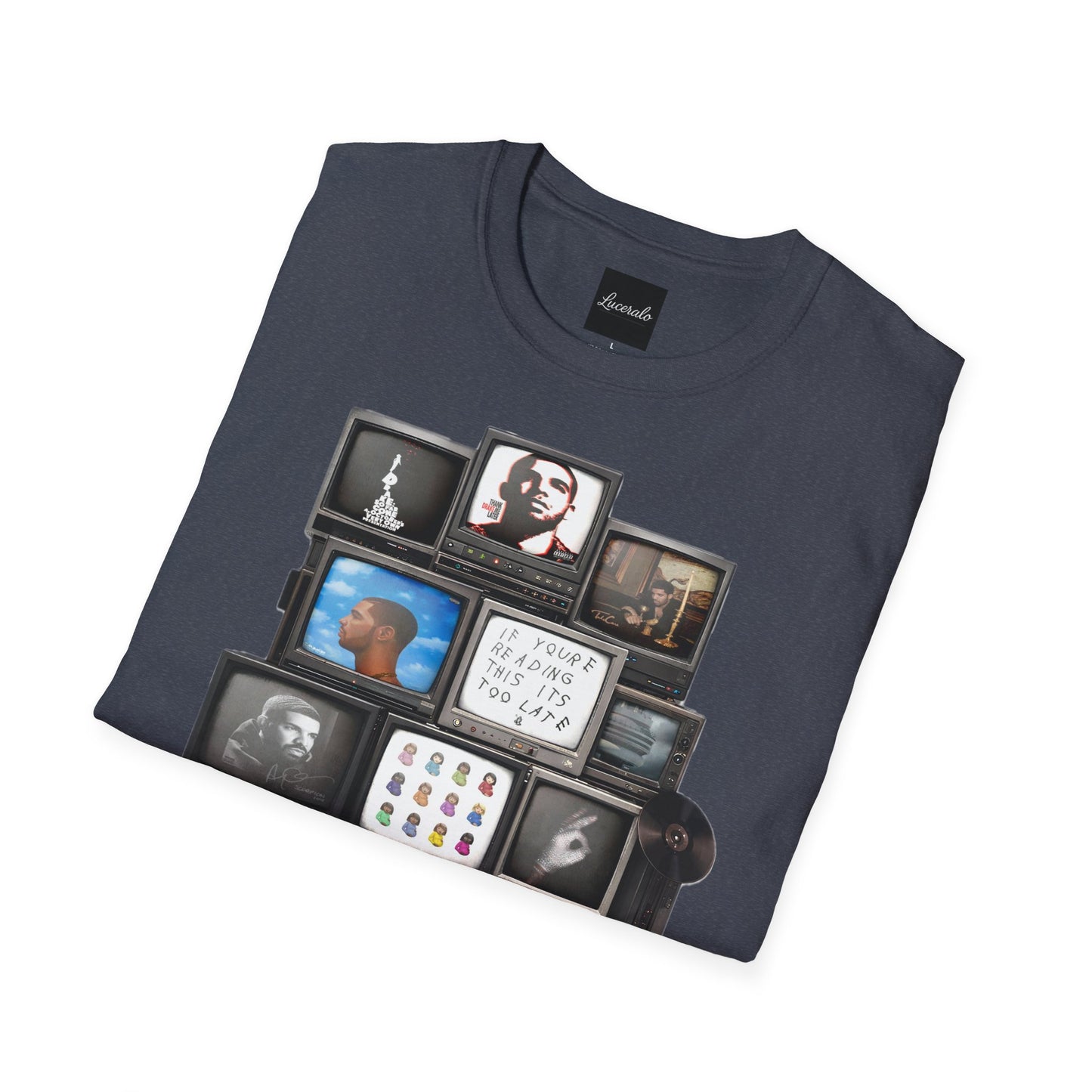 Drake Retro TV Stack Collage T-Shirt