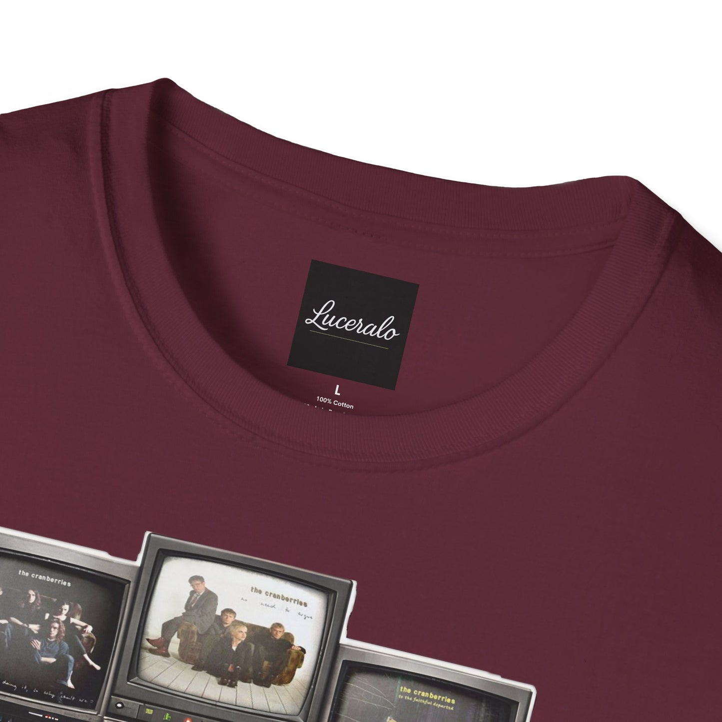 The Cranberries Retro Tv Stack Collage T-Shirt