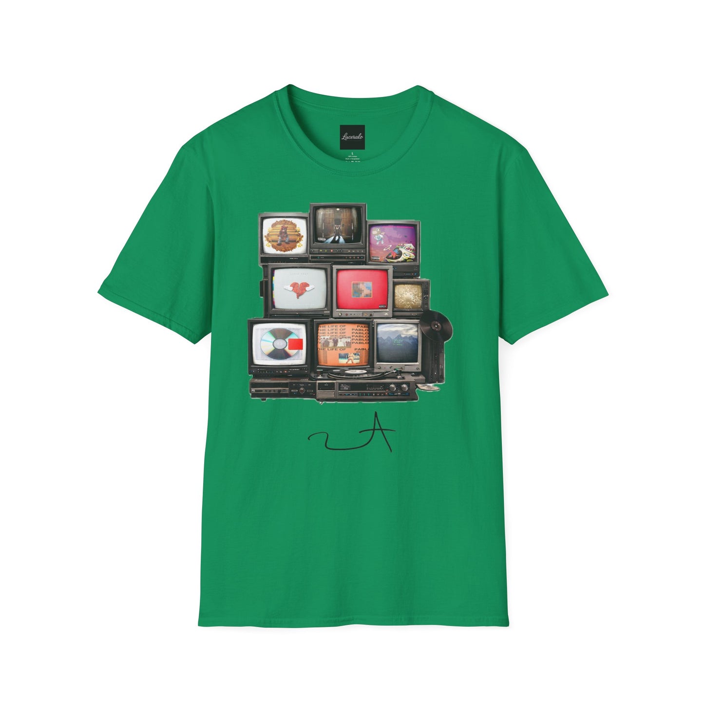 YE Retro TV Stack Collage T-Shirt