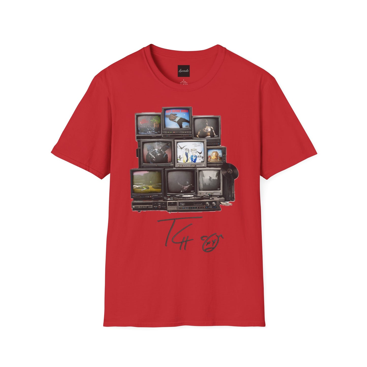 Travis Scott Retro TV Stack Collage T-Shirt