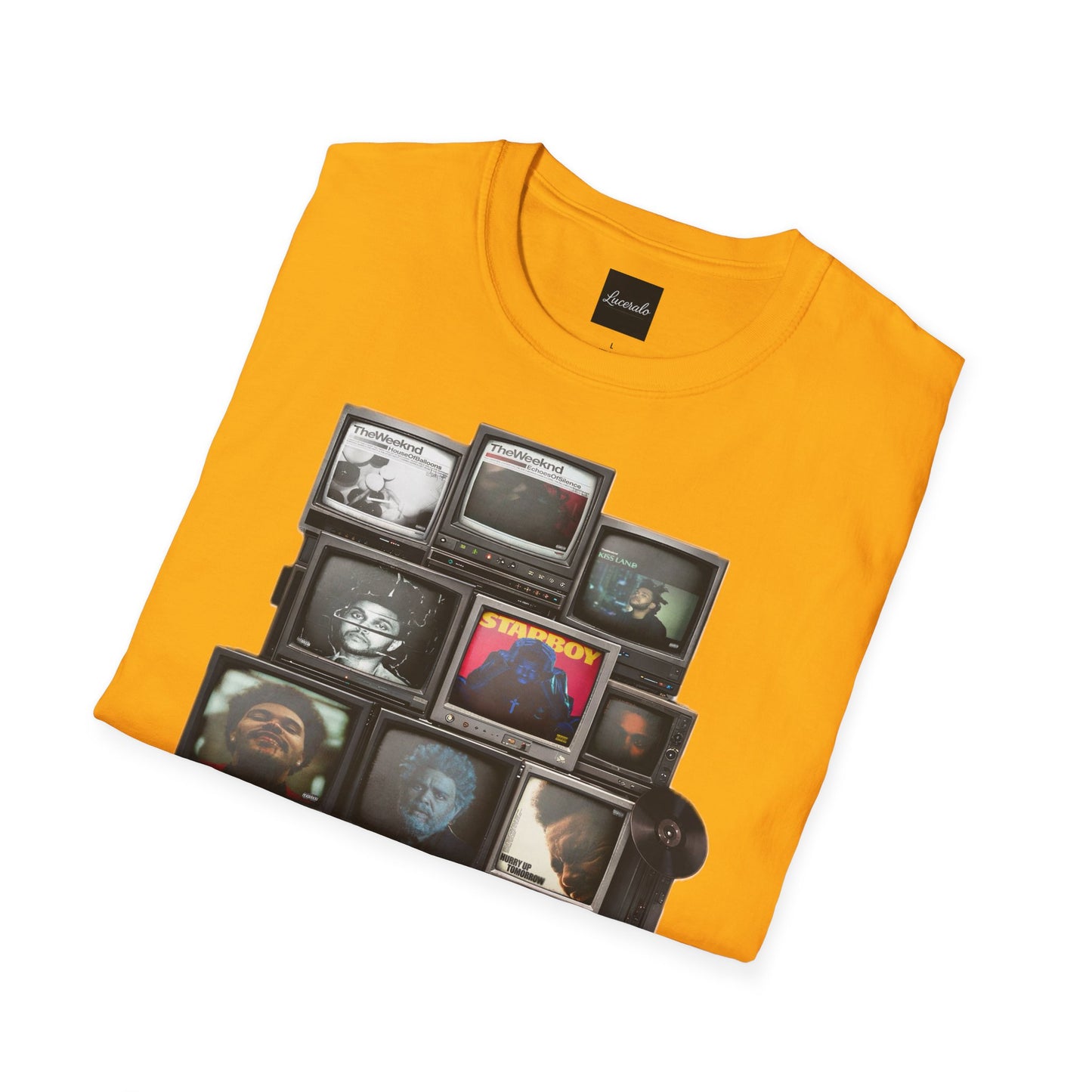 Abel Retro TV Stack Collage T-Shirt