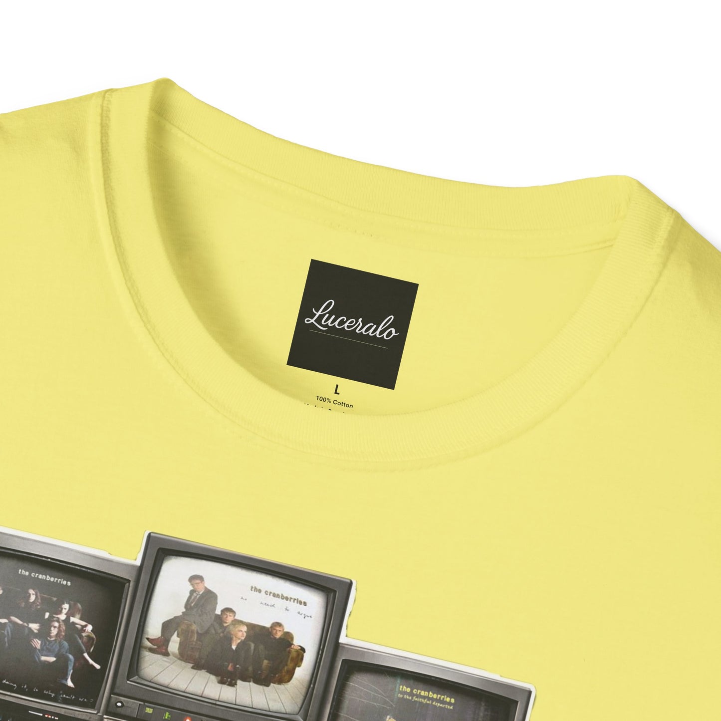 The Cranberries Retro Tv Stack Collage T-Shirt