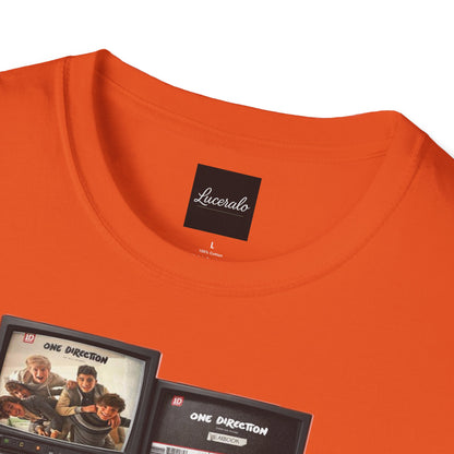 One Direction Retro TV Stack Collage T-Shirt