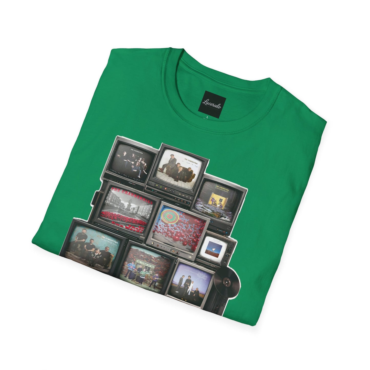 The Cranberries Retro Tv Stack Collage T-Shirt