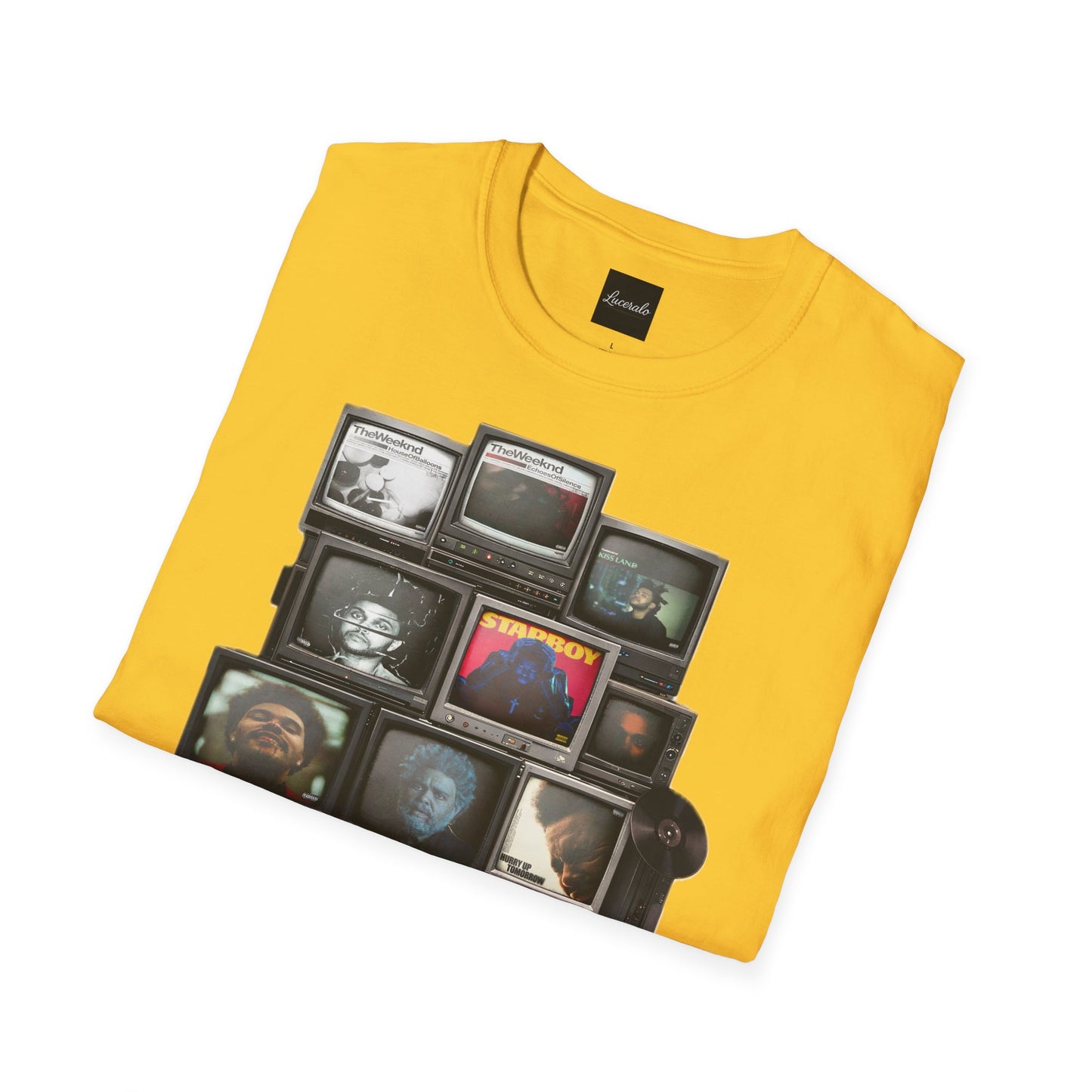 Abel Retro TV Stack Collage T-Shirt