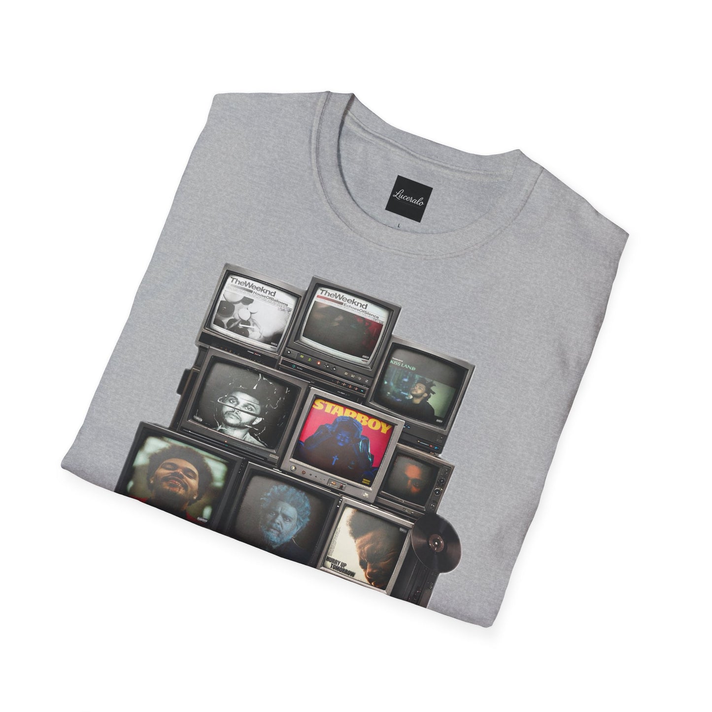 Abel Retro TV Stack Collage T-Shirt