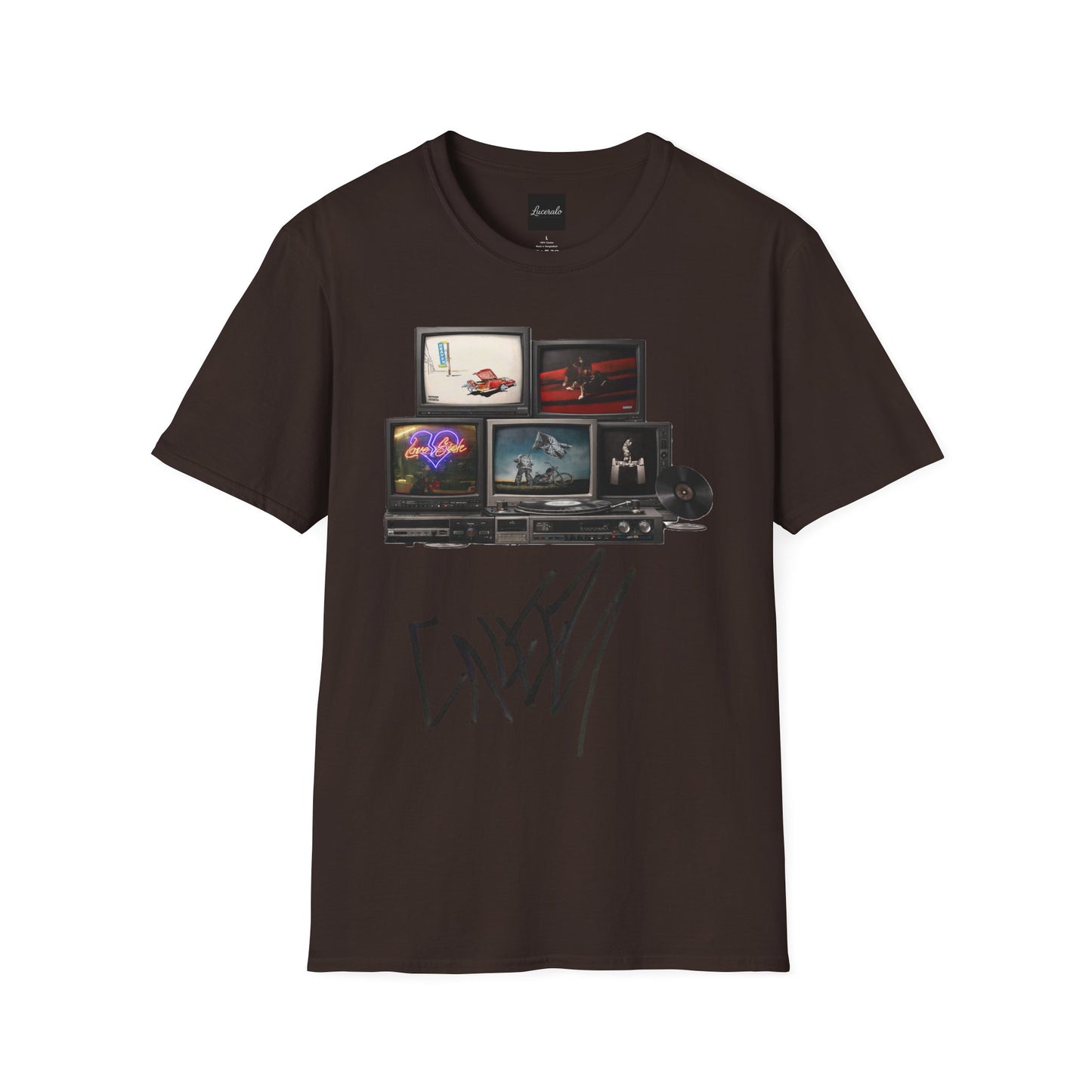 Don Toliver Retro TV Stack Collage T-Shirt