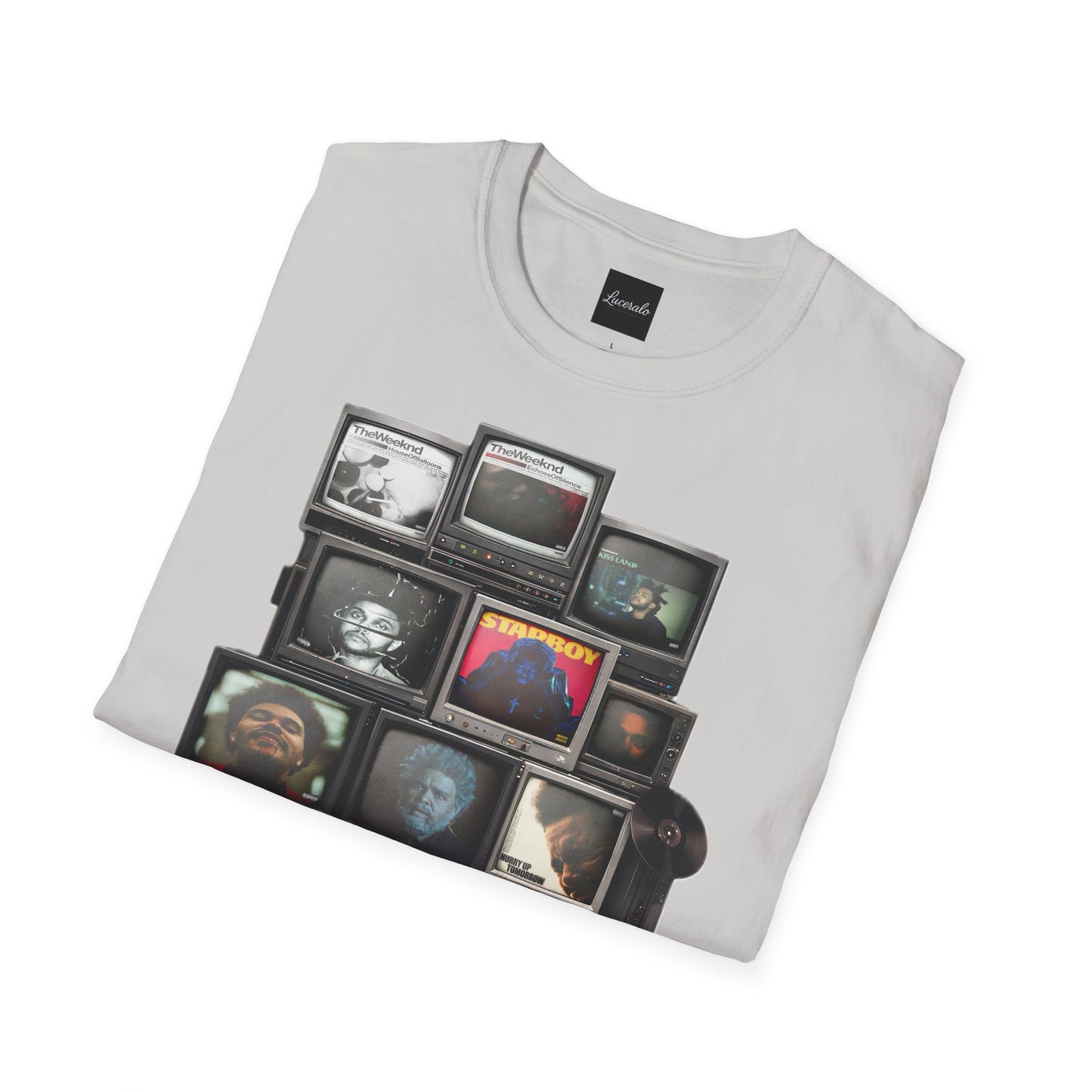 Abel Retro TV Stack Collage T-Shirt