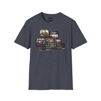 One Direction Retro TV Stack Collage T-Shirt