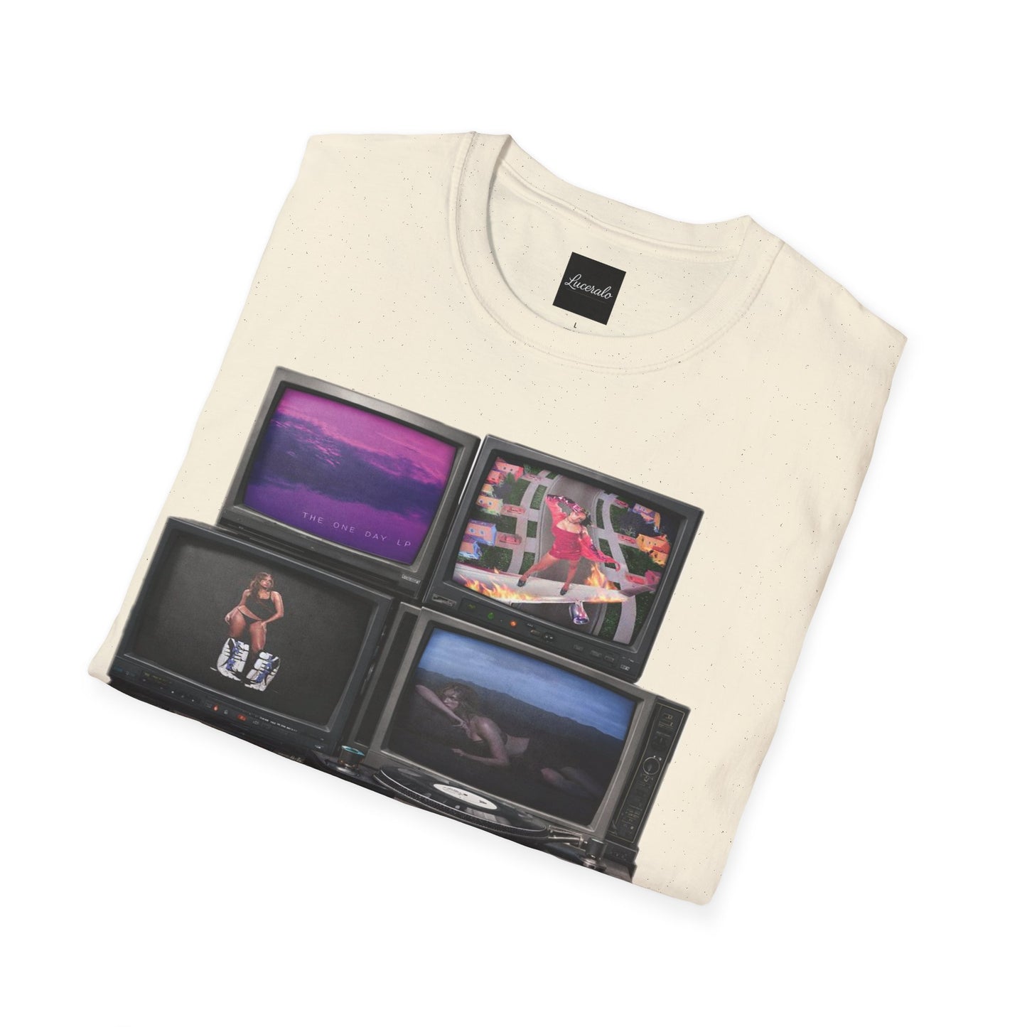 Tate Mcrae Retro TV Stack Collage T-Shirt