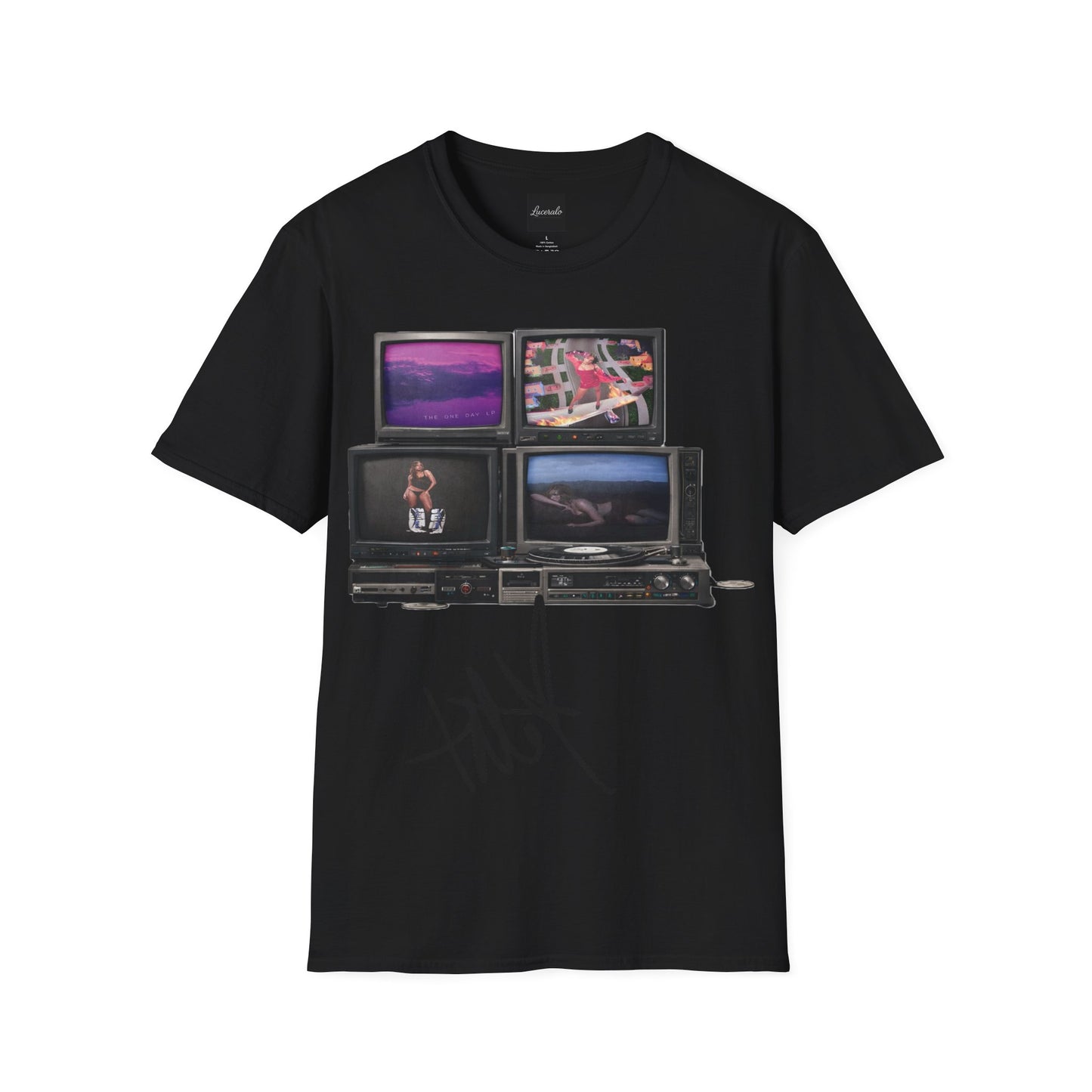 Tate Mcrae Retro TV Stack Collage T-Shirt