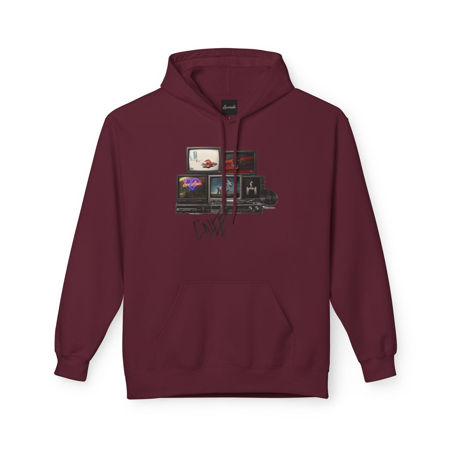 Don Toliver Retro TV Stack Collage Hoodie