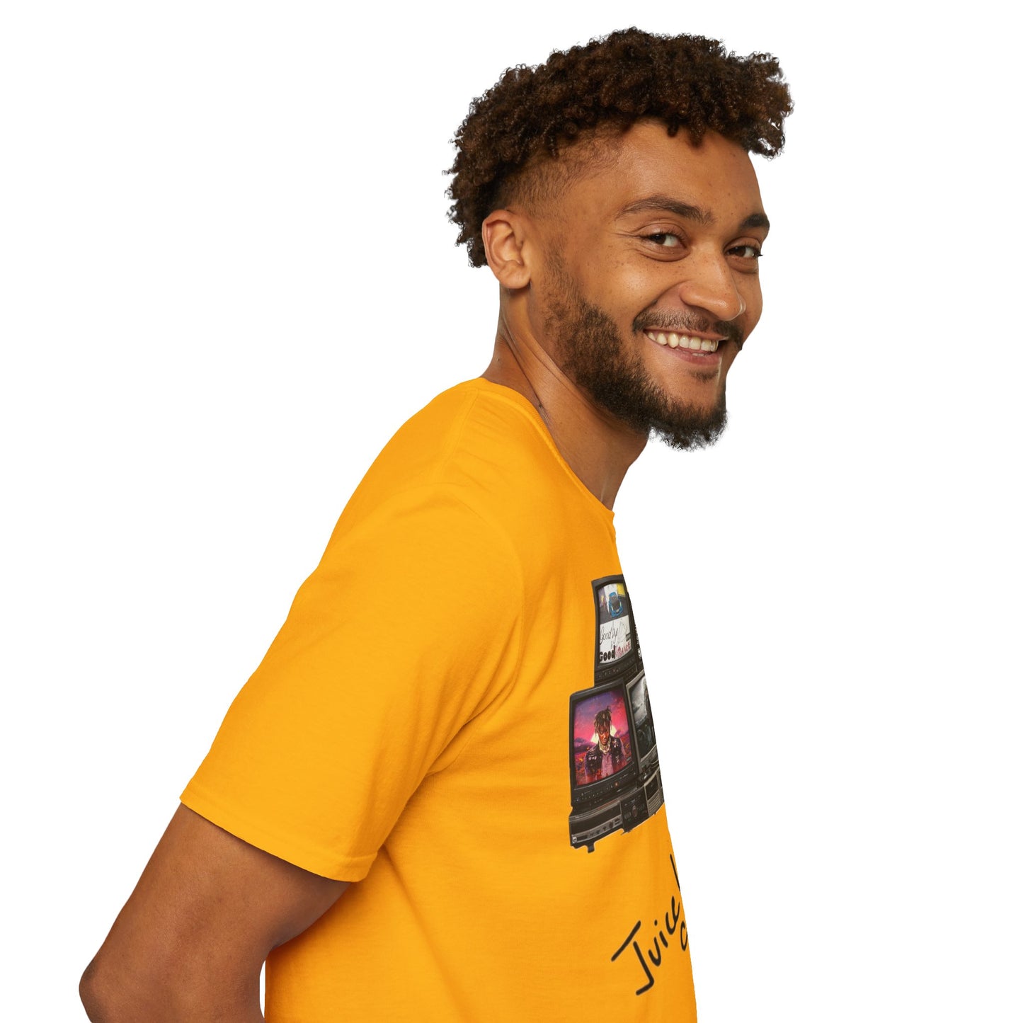 Juice Wrld Retro TV Stack Collage T-Shirt
