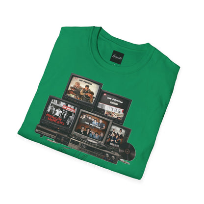 One Direction Retro TV Stack Collage T-Shirt