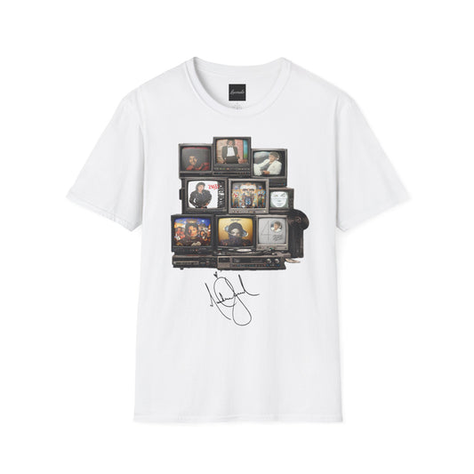 Michael Jackson Retro TV Collage T-Shirt