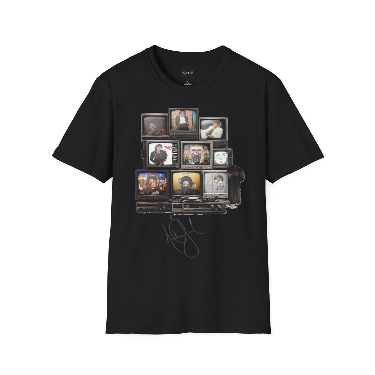 Michael Jackson Retro TV Collage T-Shirt
