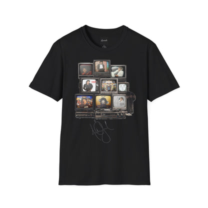 Michael Jackson Retro TV Collage T-Shirt