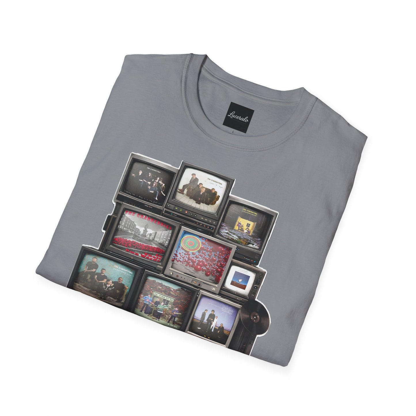 The Cranberries Retro Tv Stack Collage T-Shirt