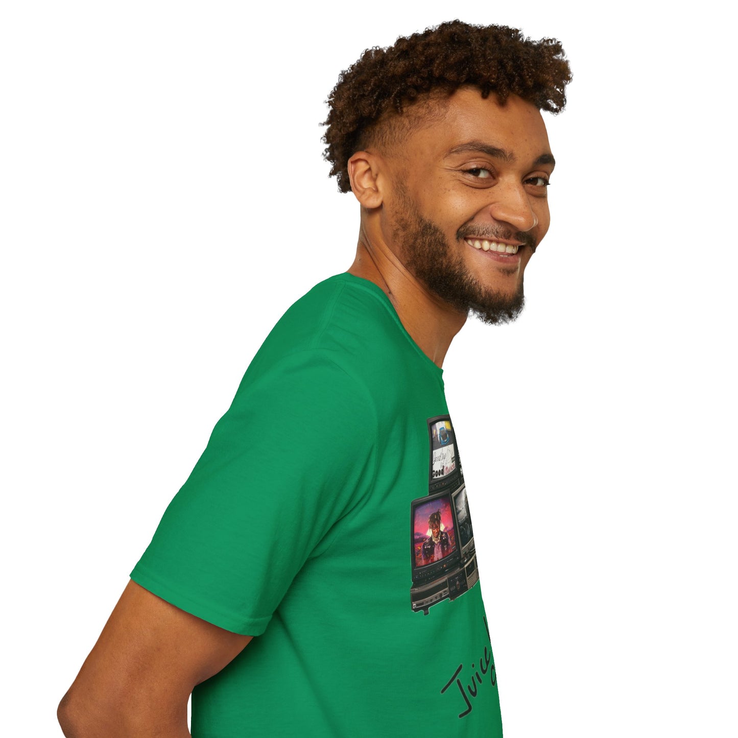 Juice Wrld Retro TV Stack Collage T-Shirt