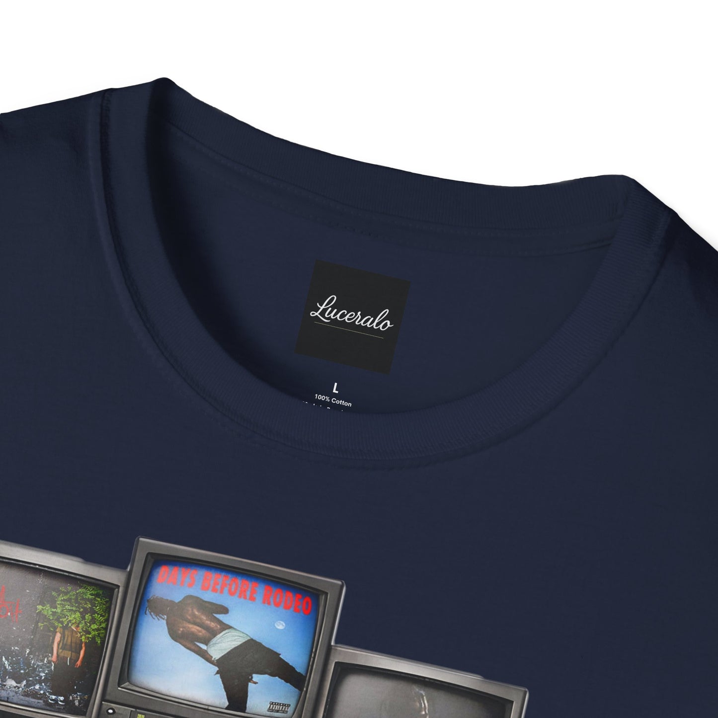 Travis Scott Retro TV Stack Collage T-Shirt